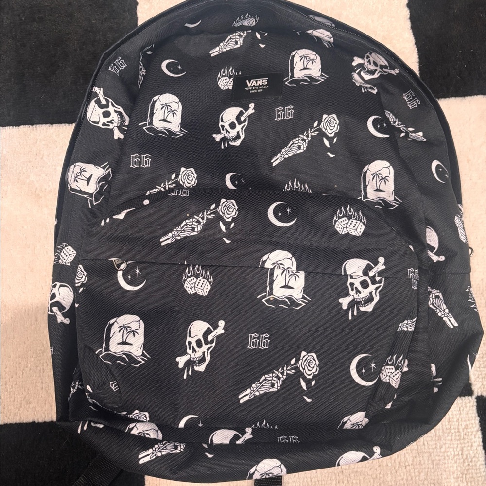 Vans x Santa Cruz Old Skool III Skulls Black Backpack